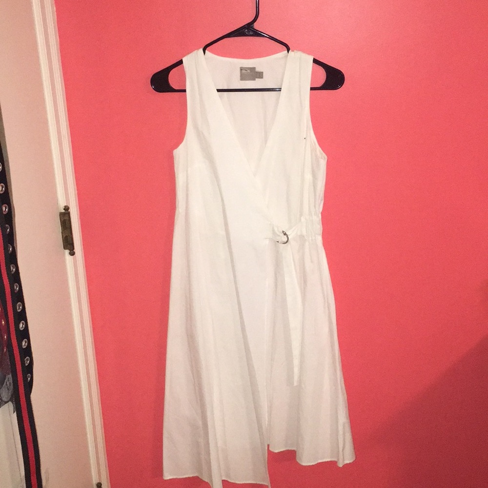 Asymmetrical wrap dress